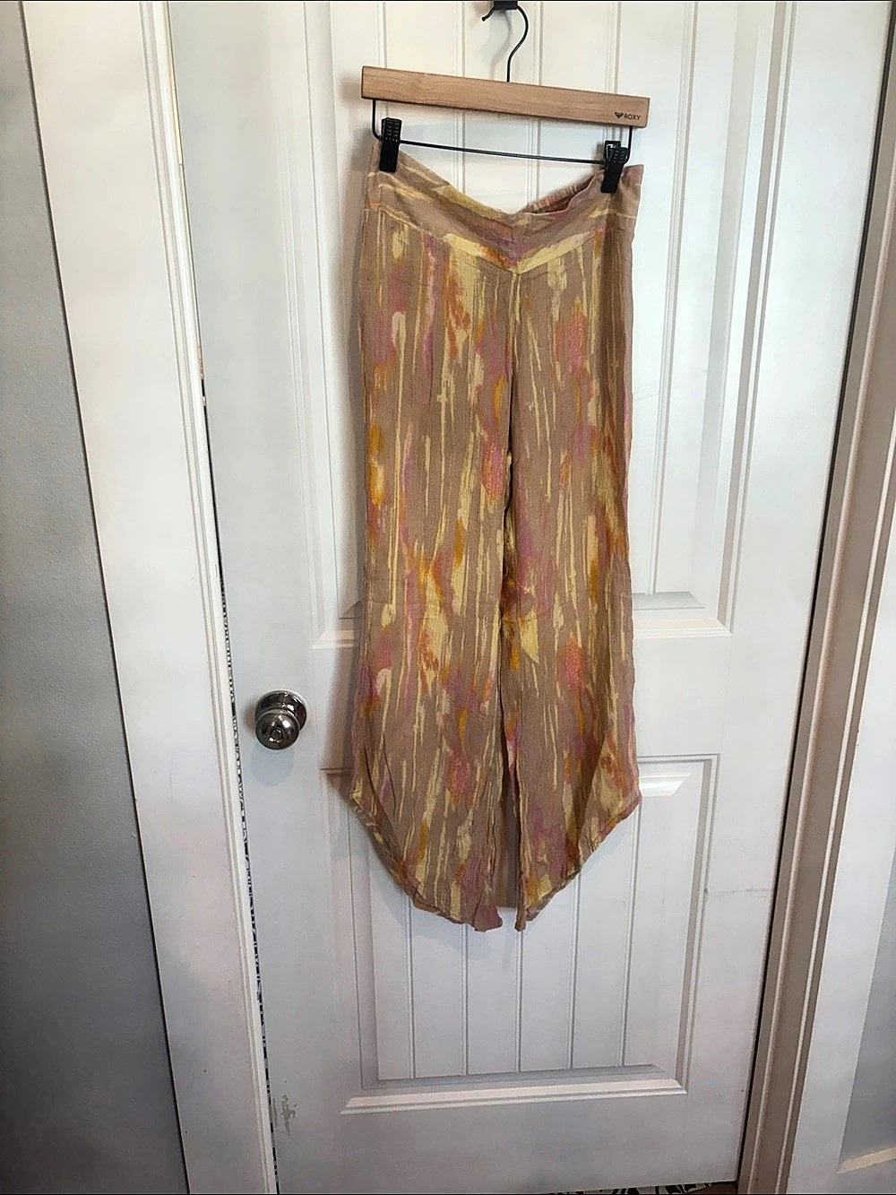 Free People Abstract Wide Leg Pants Size XS